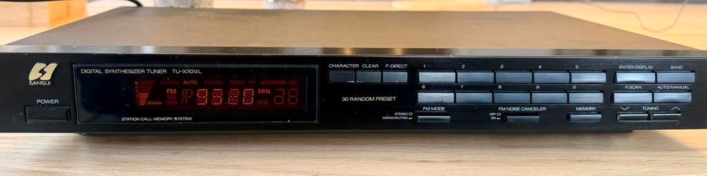 Sansui TU-X301iL Hifi Tuner – Digitale Synthesizer – Top!, Overige merken, Tuner of Radio, Refurbished, Losse componenten