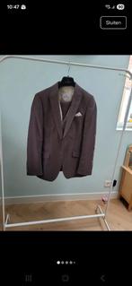 Wilvorst trouwpak heren, Ophalen, Bruin, Zo goed als nieuw, Wilvorst