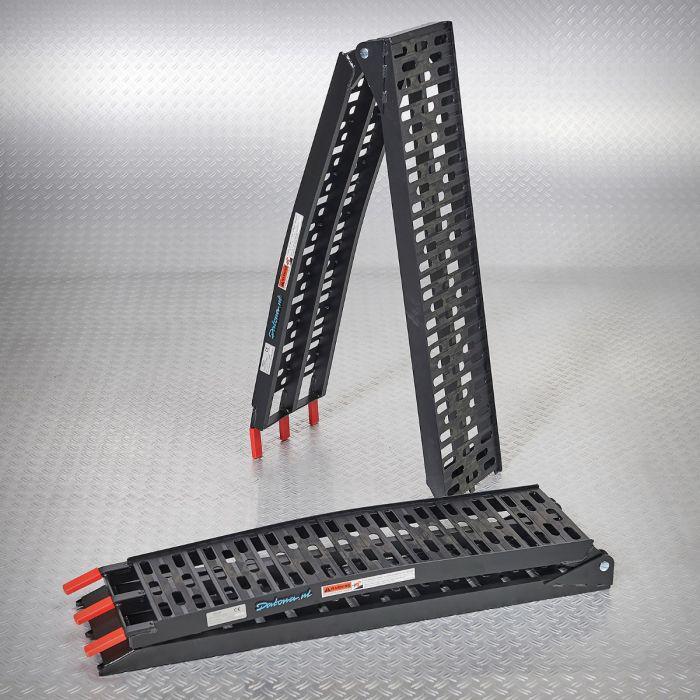 Aluminium oprijplaat - 225cm extra sterk van €149,- NU VOOR, Motoren, Accessoires | Overige, Zo goed als nieuw, Ophalen