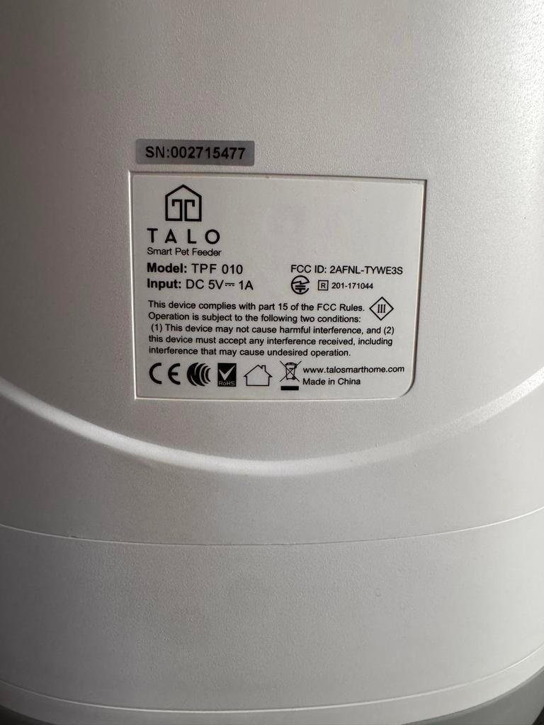 Talo voederautomaat kat, Ophalen of Verzenden