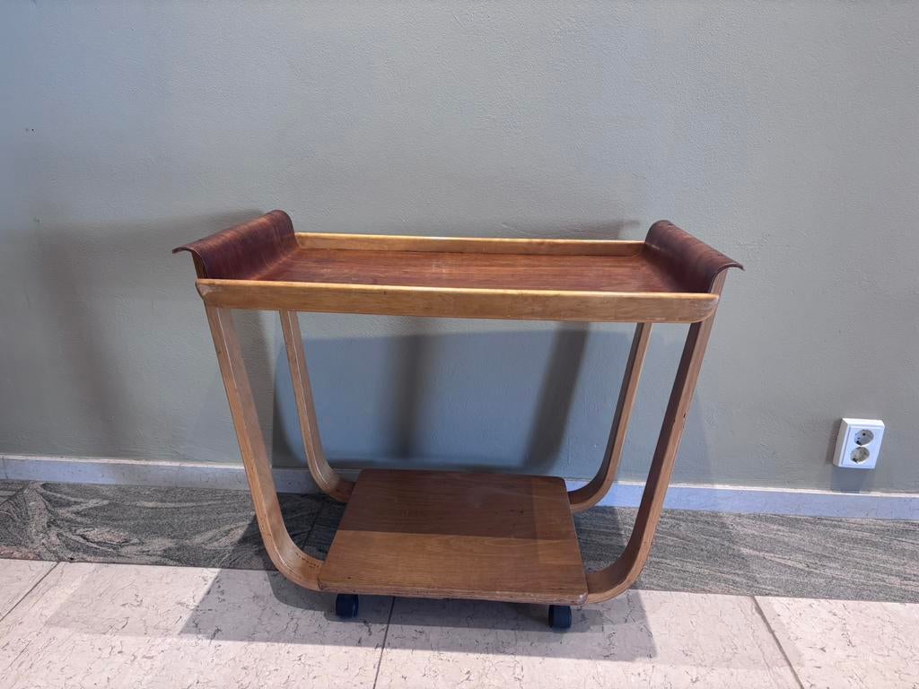 Pastoe serveerwagen / theewagen, Ophalen, Rond, Zo goed als nieuw, 75 cm of meer