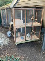 Verrijdbare ren voor vogels, Dieren en Toebehoren, Ophalen, Gebruikt, Hout, Broedkooi of Kweekkooi