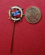 leuk oud speldje SCHEEPSWERF DE BIESBOSCH, Dordrecht (24), Verzamelen, Scheepvaart, Ophalen of Verzenden, Zo goed als nieuw, Motorboot of Zeilboot