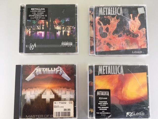 4 Metallica CD´s, Ophalen of Verzenden, Gebruikt