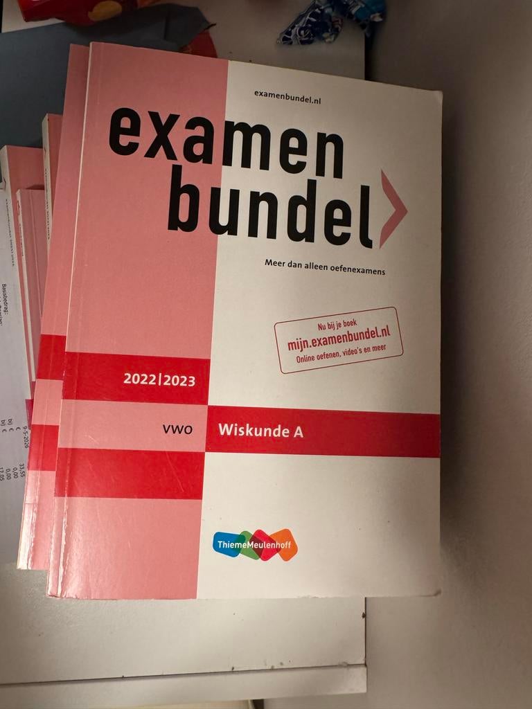 Examenbundels en samengevat vwo diverse vakken, Boeken, Schoolboeken, Ophalen of Verzenden, Gelezen, VWO, Wiskunde A