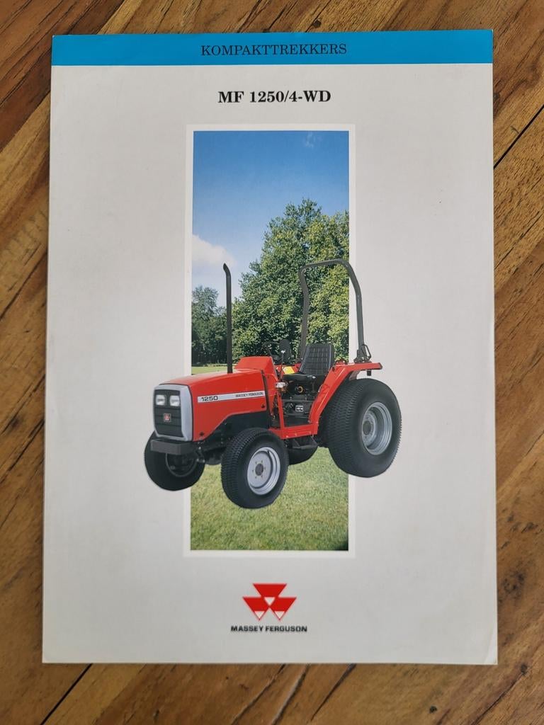 tractor folder Massey Ferguson 1250/4-WD, Ophalen of Verzenden, Zo goed als nieuw