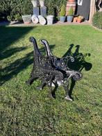 Gietijzeren Tuinbank Poten Set 1, Ophalen, Zo goed als nieuw, Metaal