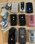 9 mobiele telefoons Motorola met accu’s, Zwart, Ophalen of Verzenden, Zo goed als nieuw, .