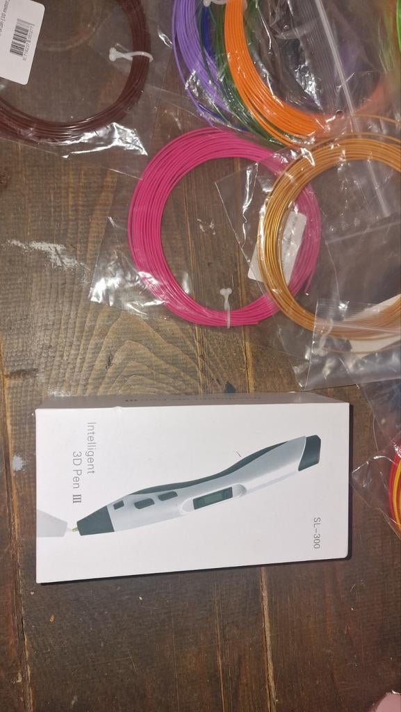 Nieuwe 3D Pen SL-300 met Filament Set, Intelligent 3D Pen, Nieuw, Ophalen of Verzenden, Filament