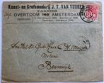 Smederij op envelop uit 1902 met kl. rondstempel "Beverwijk", Postzegels en Munten, Brieven en Enveloppen | Nederland, Ophalen of Verzenden