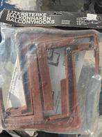 Set Balkonhaken Ebro, Tuin en Terras, Bloembakken en Plantenbakken, Steen, Minder dan 30 cm, Rond, Nieuw