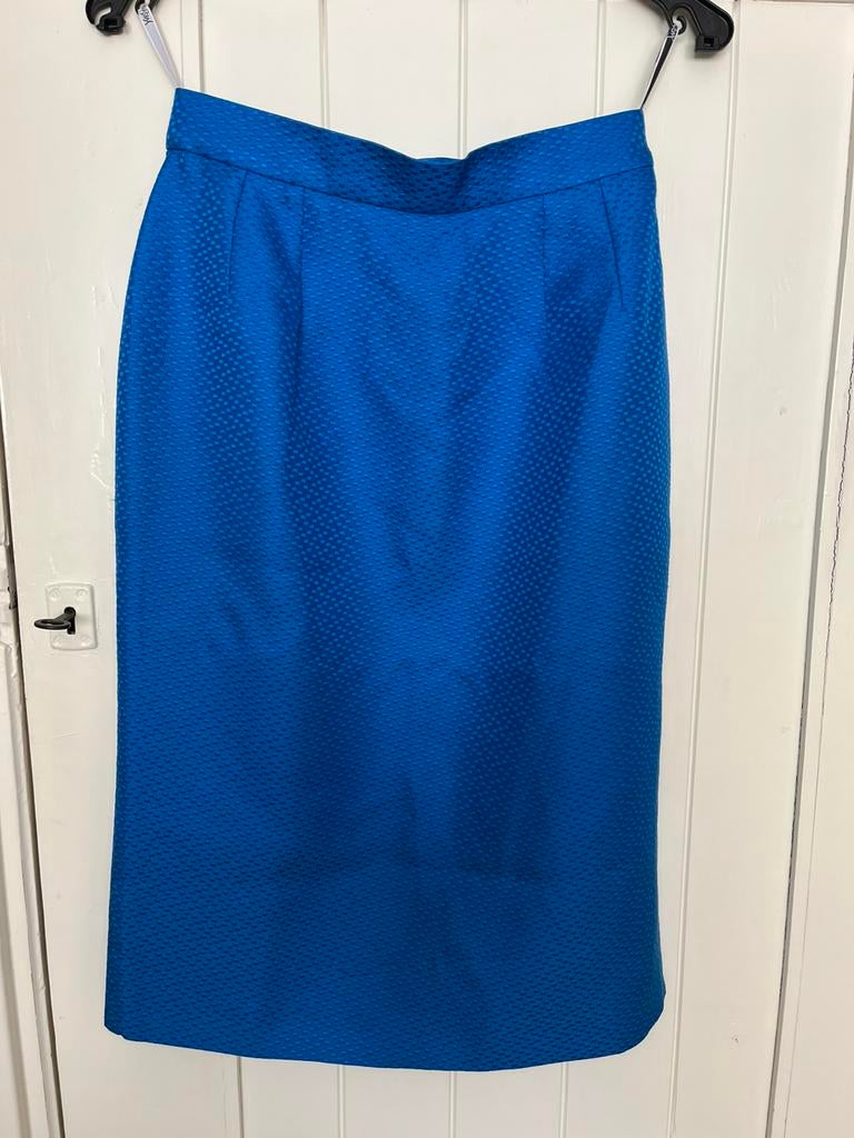 Kokerrok Yves Saint Laurent kobaltblauw, Kleding | Dames, Ophalen, Nieuw, Blauw, Knielengte