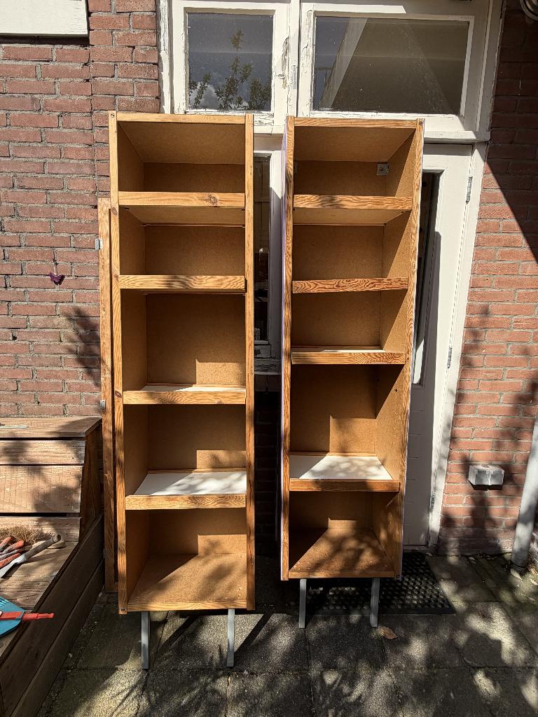 Ikea kast 2x, Ophalen, Gebruikt, 200 cm of meer, 50 tot 100 cm