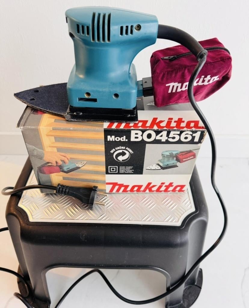MAKITA HANDPALM VLAKSCHUURMACHINE, Doe-het-zelf en Verbouw, Gereedschap | Schuurmachines, Zo goed als nieuw, Vlakschuurmachine