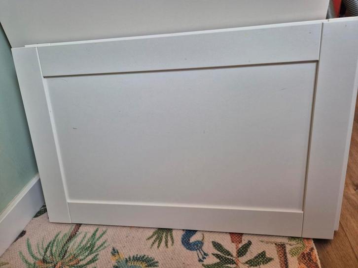 IKEA Besta Hanviken Deurtjes - Wit, Huis en Inrichting, Kasten | Overige, Gebruikt, Ophalen