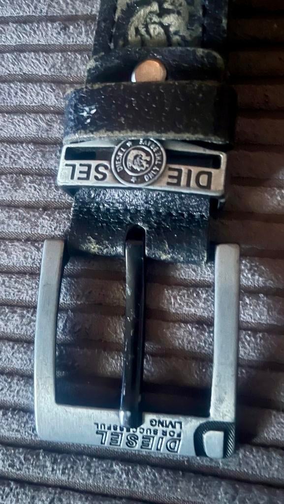 Diesel Riem Jongens - Echt Leer - Zo Goed als Nieuw, Kleding | Heren, Riemen en Ceinturen, 95 tot 105 cm, Overige kleuren, Echt leder