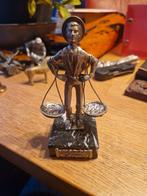 El Cenachero Malaga beeldje - Tinnen/Bronzen visser, Ophalen of Verzenden