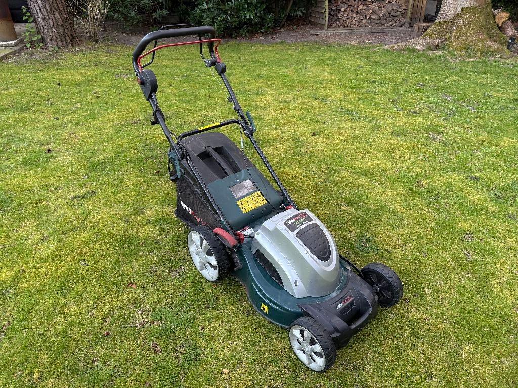 Grasmaaier PowerPlus XQ (46cm, elekt. & zelfrijdend), Ophalen, Gebruikt, Powerplus XQ, Elektrische grasmaaier