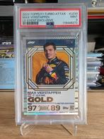 Max Verstappen 2024 Topps F1 Turbo Attax LE-Event PSA 9, Ophalen of Verzenden, Zo goed als nieuw, Losse kaart