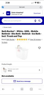 Bath bucket, Ophalen, Zo goed als nieuw