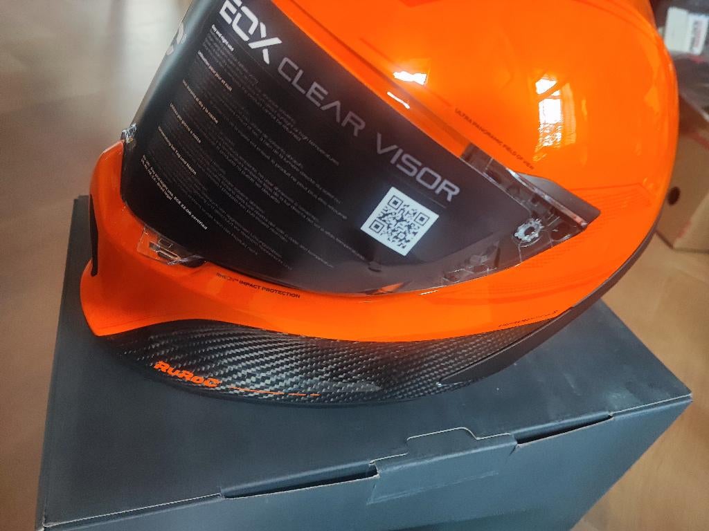 Ruroc EOX Oranje Ignis  maat M medium, Motoren, Kleding | Motorhelmen, M, Dames, UK, Info@Ruroc.com