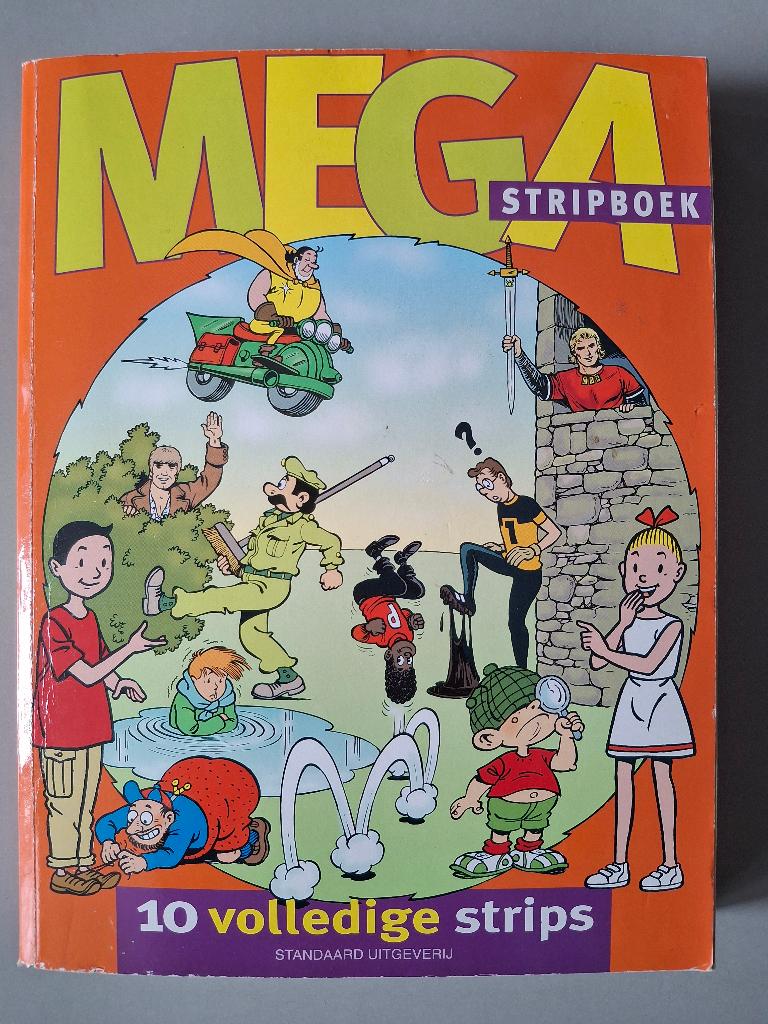 Mega stripboek met 10 verhalen, Boeken, Eén stripboek, Ophalen of Verzenden, Gelezen