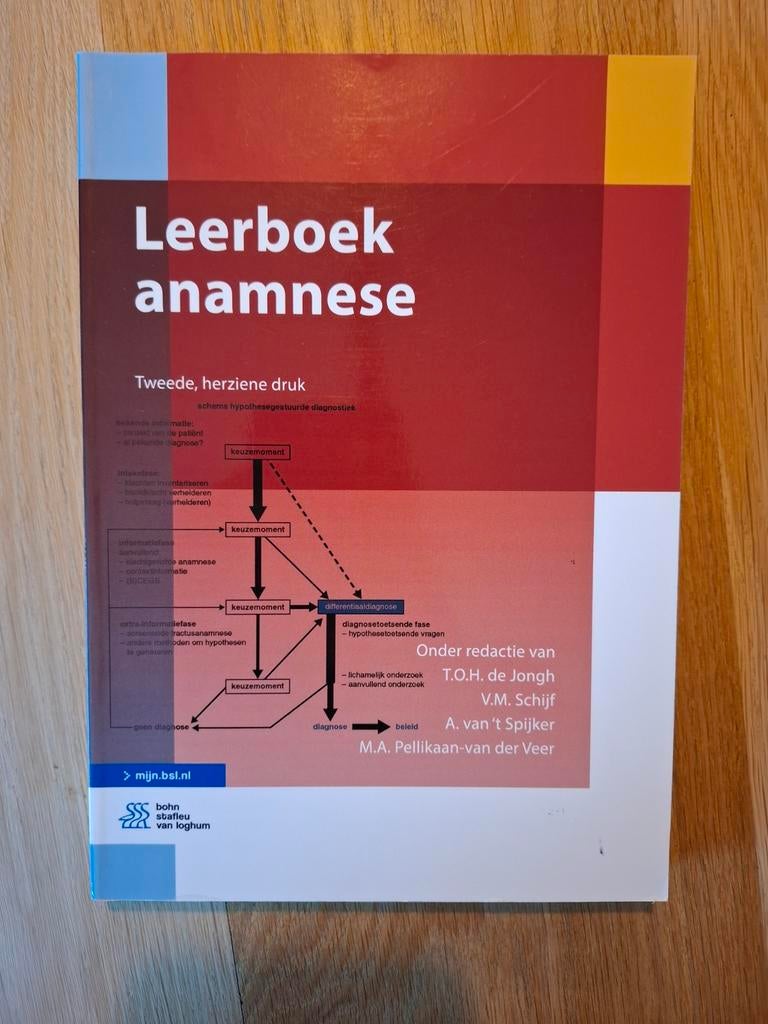 Leerboek anamnese - Tweede, herziene druk, Boeken, Ophalen of Verzenden