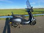 Vespa Sprint Custom 2021 | Opaco Blue | Full Option, Fietsen en Brommers, Scooters | Vespa, Ophalen, Gebruikt, Maximaal 45 km/u