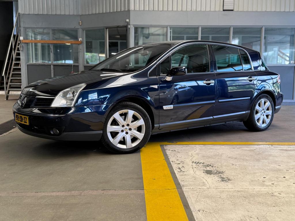 Renault Vel Satis 3.5 V6 24V Initiale | Full options | Leder, Auto's, Blauw, Bedrijf, 1695 kg, 1600 kg