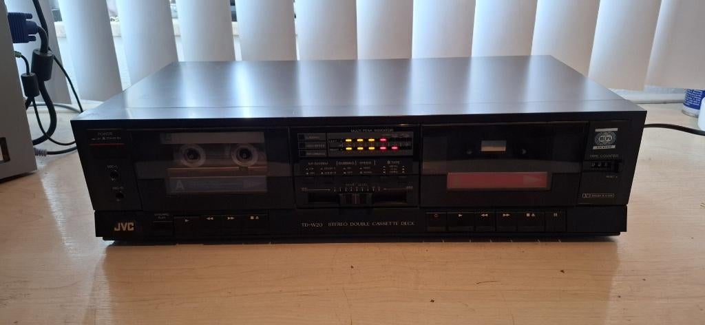 JVC cassette deckTD-W20E zie omschrijving!!!!!!!, Verzenden, Dubbel, JVC, Tiptoetsen