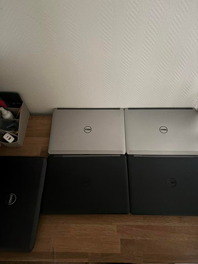 5 dell Laptops, Computers en Software, Windows Laptops, Ophalen, Refurbished, 11 inch, Qwerty