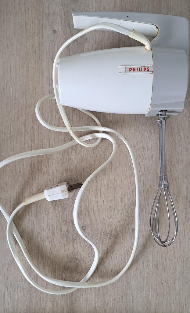 Vintage retro Philips mixer jaren 60 werkend, Witgoed en Apparatuur, Keukenmixers, Minder dan 1 liter, Ophalen of Verzenden, Gebruikt