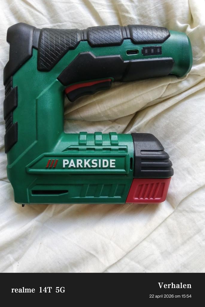 Parkside Accu Tackler - Zo goed als nieuw, Doe-het-zelf en Verbouw, Gereedschap | Handgereedschap, Ophalen of Verzenden, Nieuw