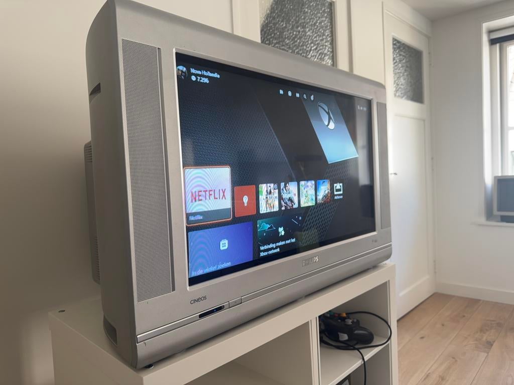 Philips Cineos 28PW9551 CRT TV met HDMI, Audio, Tv en Foto, Vintage Televisies, Ophalen, Gebruikt, 60 tot 80 cm, Philips