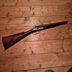 Coachgun kaliber 16 zwartkruit geweer, Antiek en Kunst, Antiek | Overige Antiek, Ophalen of Verzenden