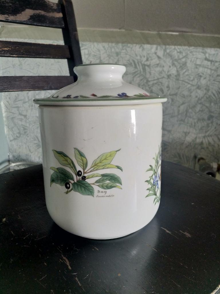 Voorraadpot porselein engels, perfecte staat, Ophalen of Verzenden