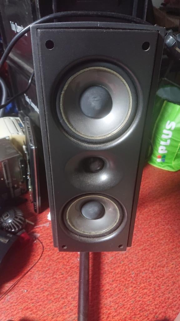 Infinity Overture 1 speakers met voeten, Ophalen of Verzenden, 120 watt of meer, Front, Rear of Stereo speakers, Overige merken