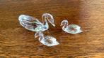 3 Cristal d,Argues figuren moederzwaan en 2 jonge zwaantjes, Ophalen