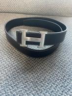 Stijlvolle bruine Riem met Zilverkleurige H-Gesp, Kleding | Heren, Riemen en Ceinturen, 95 tot 105 cm, Bruin, Verzenden, Echt leder