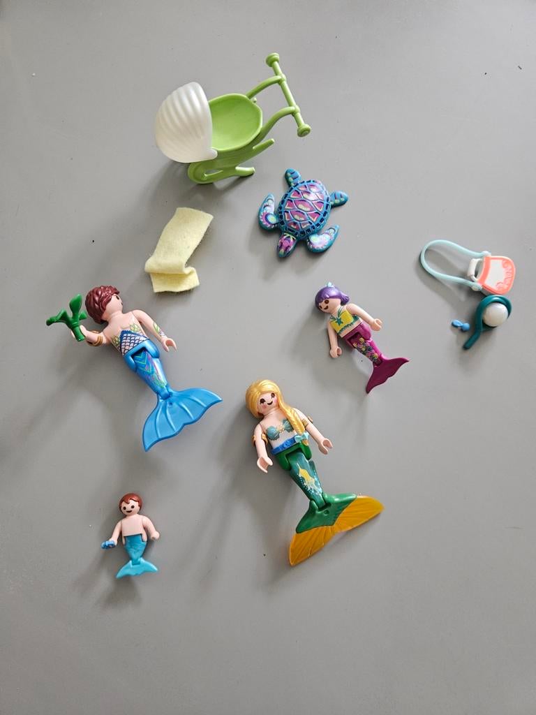 Playmobil Magic Meerminnenfamilie 70100, Ophalen of Verzenden, Zo goed als nieuw