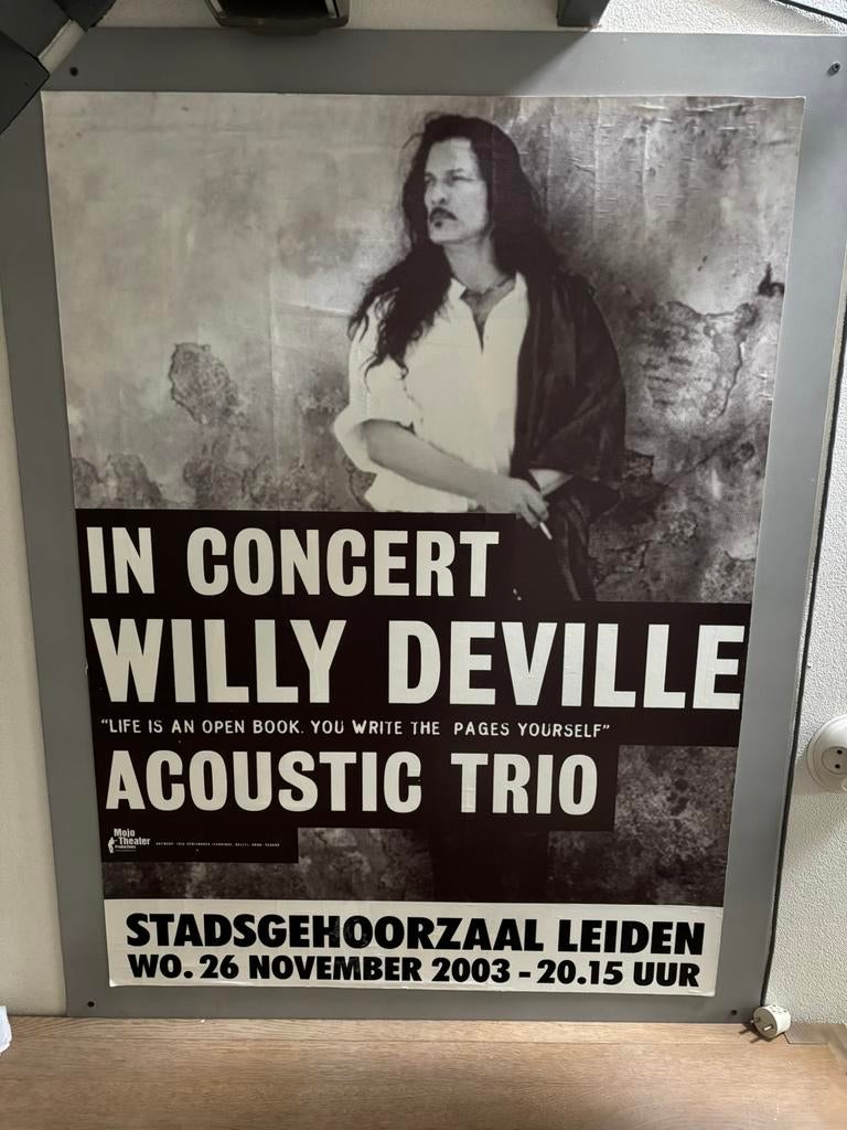 Willy Deville poster, Ophalen, Deurposter of groter, Rechthoekig Staand, Muziek