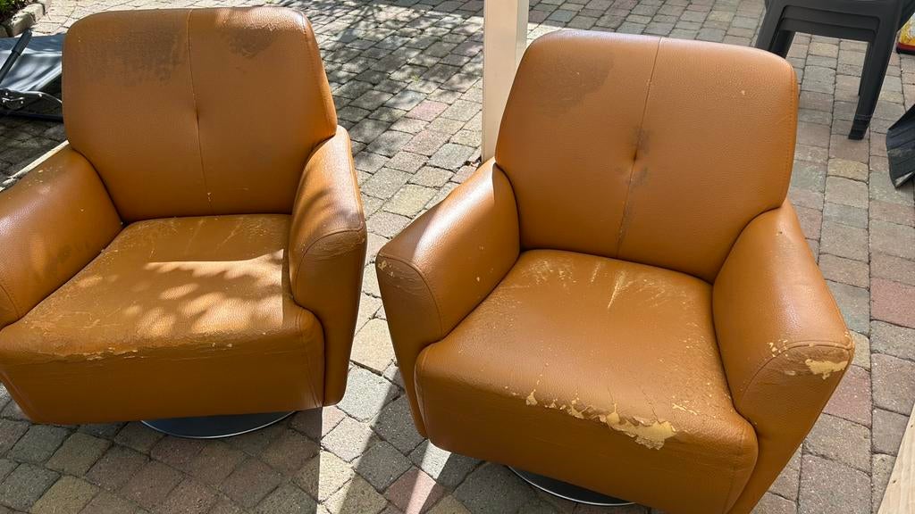 Gratis 2 XOOON stoeltjes om te stofferen, Ophalen, Overige materialen, Gebruikt, Minder dan 75 cm