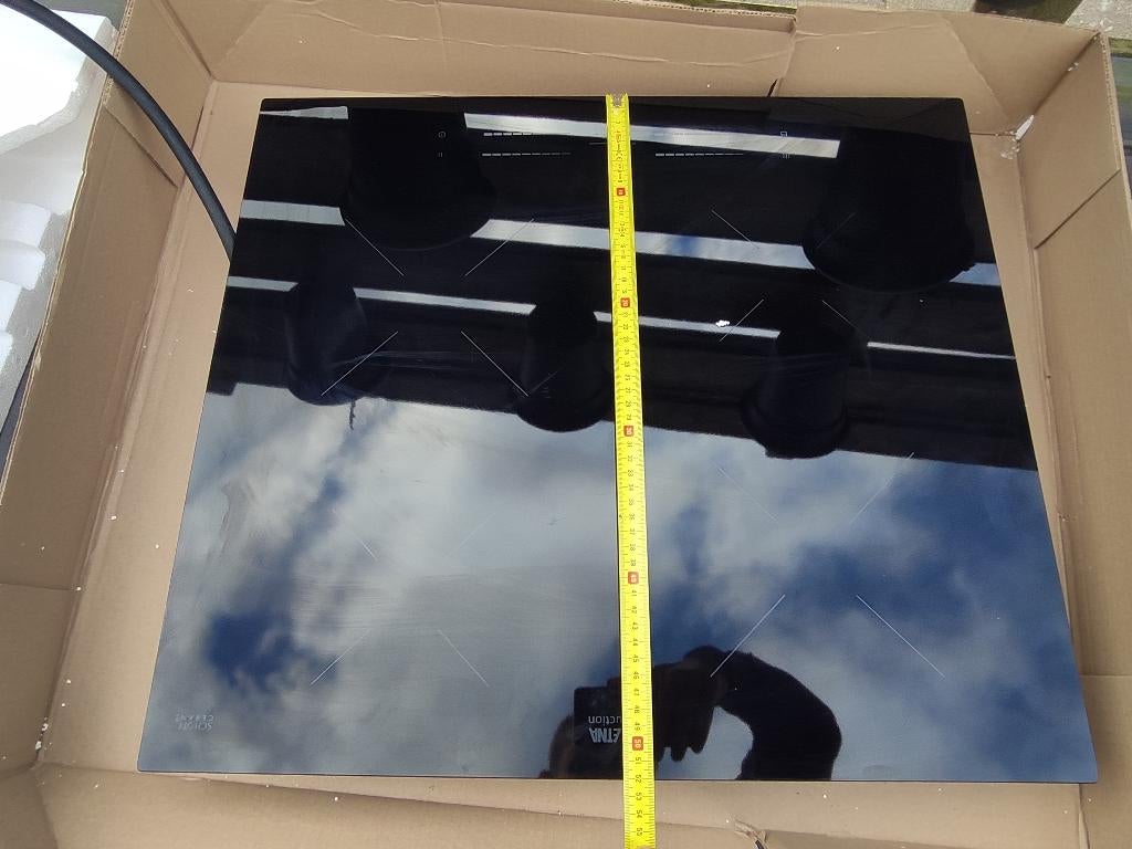 Etna kookplaat 59 cm bij 52 cm, Gebruikt, Inbouw, Inductie, 4 kookzones