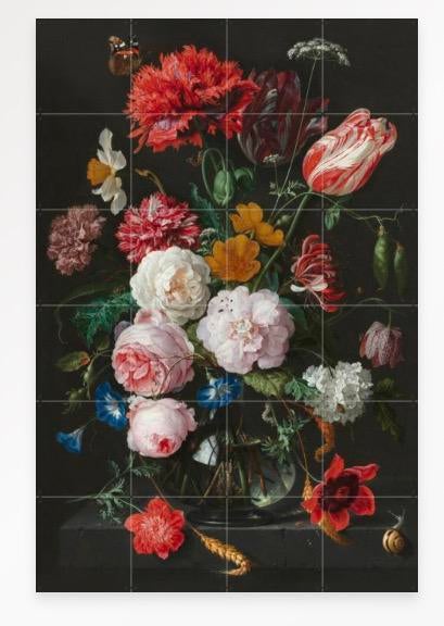 Jan Davidsz. De Heem Stilleven boeket Rijksmuseum IXXI print, Antiek en Kunst, Ophalen of Verzenden