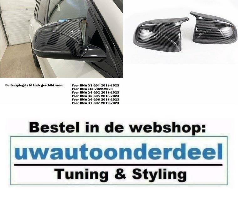 Carbon look Wing Spiegel Spiegelkappen Voor Bmw X5 G05, Verzenden, Automotive Parts, A.parts@hotmail.nl, Trasmolenlaan 12 3447 GZ Woerden