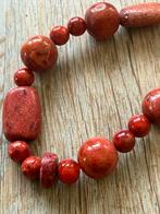 Sponskoraal ketting, Ophalen of Verzenden, Zo goed als nieuw, Zilver, Overige materialen