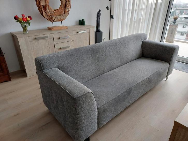 Bank met hocker te koop, Huis en Inrichting, Banken | Complete zithoeken, Ophalen