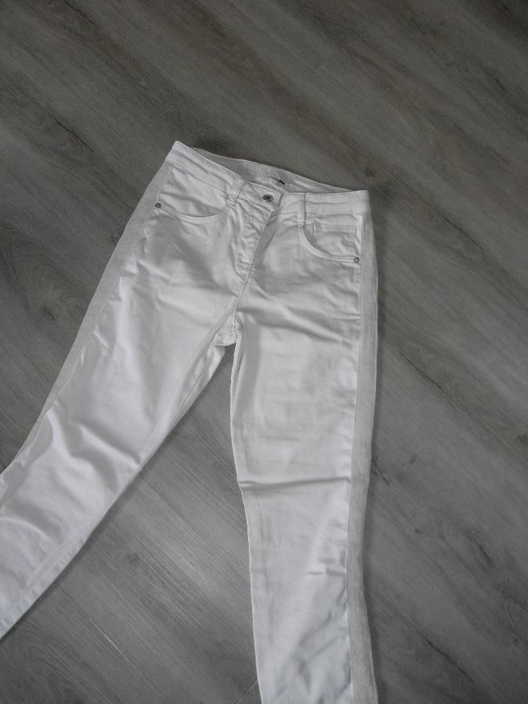 MARC AUREL broek/zomerbroek mt 36 zandkleur, rafel pijp, Overige kleuren, Marc Aurel, Ophalen of Verzenden, Zo goed als nieuw