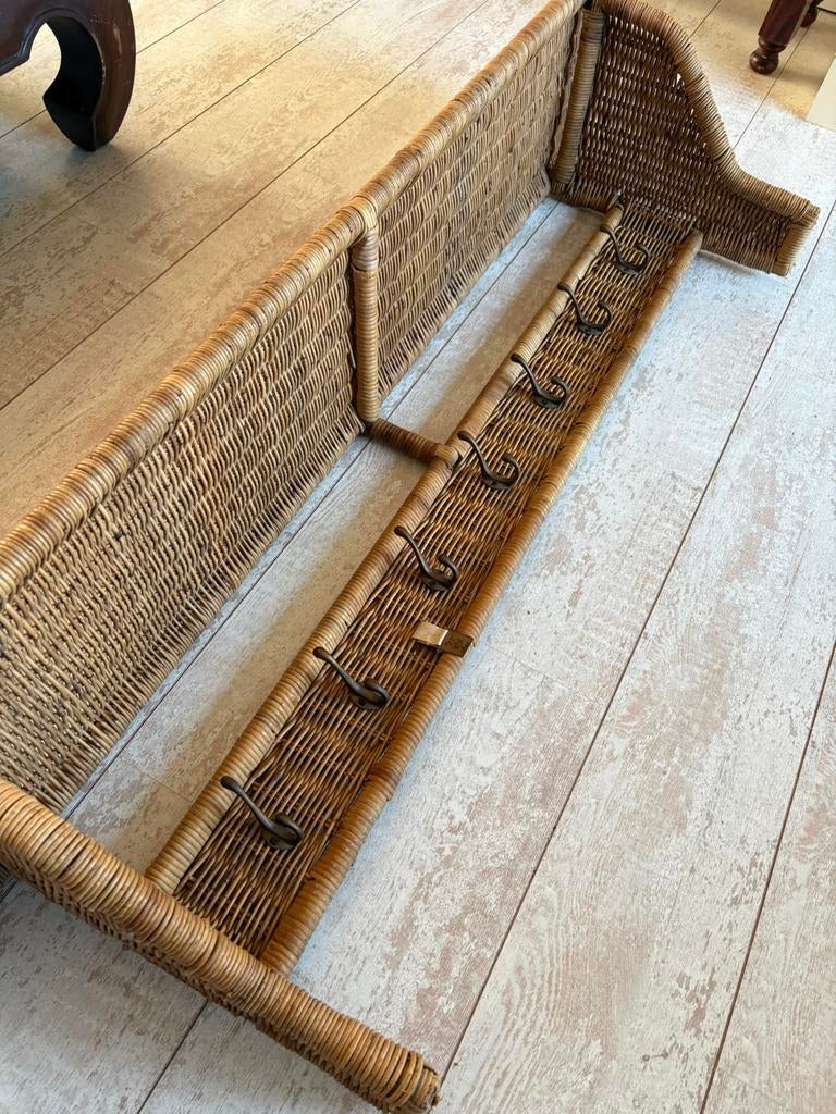 Rivièra Maison kapstok- Rustic Rattan-groot model-origineel, Zo goed als nieuw, Minder dan 100 cm, Hout, Ophalen