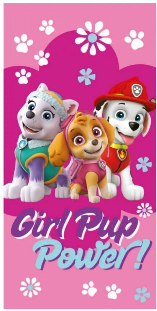 Paw Patrol Badlaken - Girl Pup Power - Katoen, Kinderen en Baby's, Kinderkleding | Kinder-zwemkleding, Meisje, One size, Nieuw